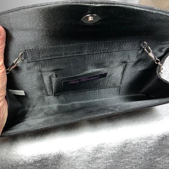 NWOT - Lulu Townsend Black Evening Bag Clutch - Picture 5 of 12